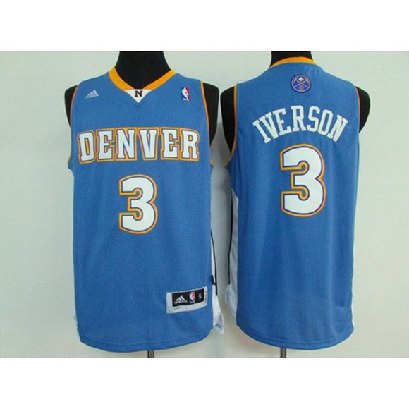allen iverson blue jersey